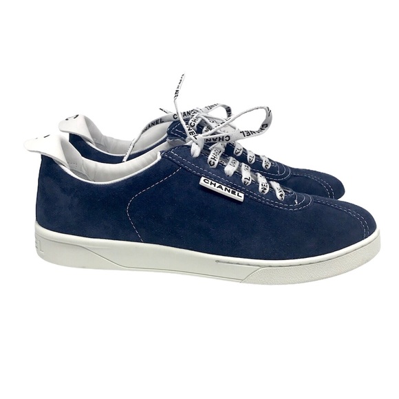 Chanel Cruise Suede Calfskin Low Top Sneakers - Picture 2 of 9